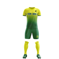 Maillot de football unisexe sans manches à col en V, design imprimé par sublimation, logo personnalisé, 100 % polyester, faible MOQ 10 ensembles