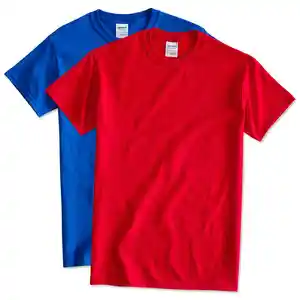 Camiseta de algodão para homens e mulheres com logotipo bordado personalizado, camiseta lisa e lisa com estampa de logotipo por atacado