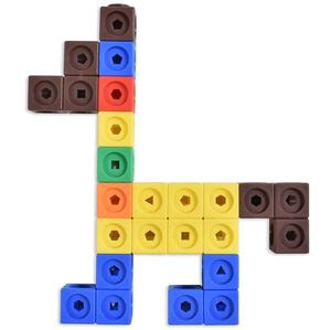 Education Math Cubes - Set of 100 - Math Manipulatives - Classroom Learning Supplies, Homeschool Supplies, Preschool Learning - Product Image 6