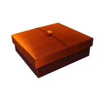 Boîte cadeau originale en soie thaïlandaise pour chocolats et bonbons Utilisation industrielle élégante