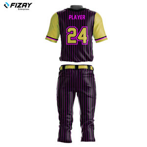 Maillots de baseball personnalisés pour hommes adultes - Respirants, séchage rapide, 100% polyester, options grandes tailles, service OEM, manches courtes - Product Image 6