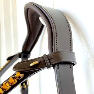 OEM ODM Custom Logo Professional Manufactures 100% Top High Quality PU Leather Horse Riding Bridle With <b>Cheap</b> Price - Product Image 5