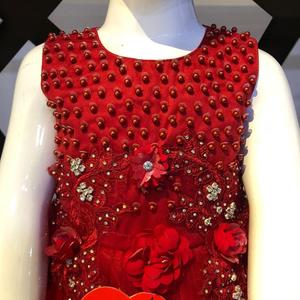 2022 nueva colección vestidos de fiesta de satén para niños elegante diseño elegante con monedero para primavera nueva adición - Product Image 1