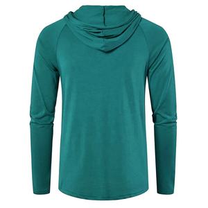 Sudadera con capucha de lana para hombre, con logotipo personalizado bordado, prendas de vestir, talla grande, OEM - Product Image 6