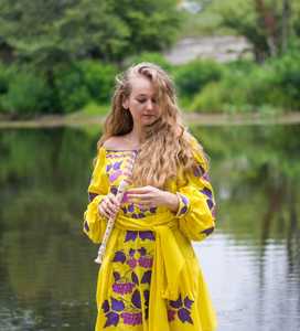 Gótico Boho bordado vestido Maxi vestido de lino vestido vestidos casuales estilos estilo Ghana de moda de verano de manga larga suelta completa - Product Image 2