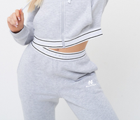 Ensemble de survêtement en polaire écologique pour femme, de haute qualité, uni, confortable et élégant, idéal pour les tenues décontractées et le sport