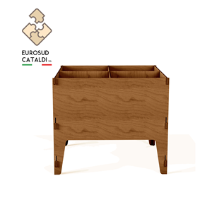 Miglior Portapane da Terra Autoportante Preassemblato Moderno Prodotto in Italia in Legno di Betulla Certificato FSC 12mm di EUROSUD CATALDI - Product Image 5