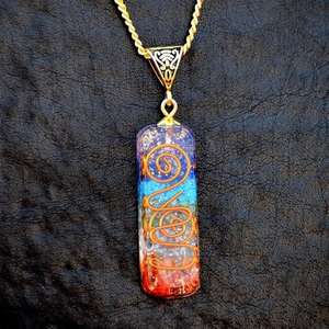 Wholesale High Quality Healing Seven Chakra Gemstone Orgonite <b>Necklace</b> Feng Shui Love Design for <b>Spiritual</b> Protection Handmade - Product Image 4