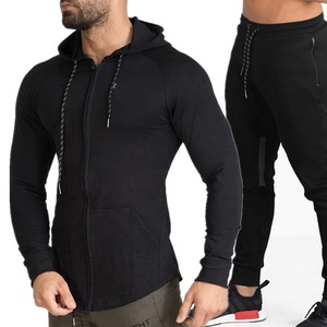Ropa Deportiva Atlética para Hombre, Corte Regular, 100% Algodón, Personalizable, Conjuntos Deportivos, Pantalones Deportivos, Sudaderas con Capucha, Pantalones para Correr, Transpirables - Product Image 4