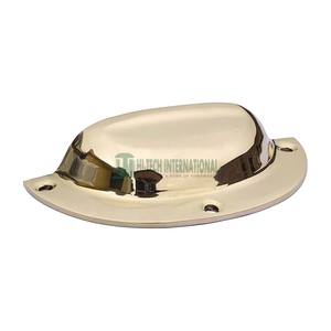 Kak — poignées de meuble en laiton poli doré, 95mm, pour porte, tiroirs à traction, coque, pour commode ou armoire, vente en gros - Product Image 1