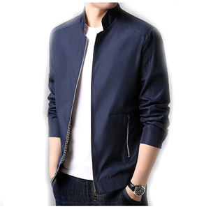 Chaqueta cortavientos de moda de primavera y otoño para hombre de alta calidad, gabardina informal de negocios con cuello levantado para invierno - Product Image 1