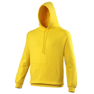 Meilleure qualité en gros pas cher pull polaire à capuche OEM hiver couleur unie manches longues avec poche vêtements de sport homme sweats à capuche 2023 - Product Image 2