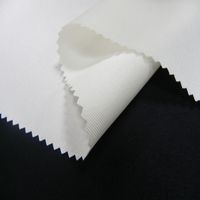 Tela Mikado de Sarga de Poliéster 100% Color Marfil LIM505 de Taiwán para Vestidos de Novia y Prendas de Niñas