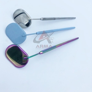 Espejo de maquillaje de acero inoxidable personalizable, espejo de extensión de pestañas cuadrado y ovalado con logotipo personalizado - Product Image 5