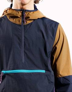 Nueva chaqueta cortavientos de talla grande de verano al por mayor impermeable poliéster liso con capucha estilo informal cierre de cremallera transpirable fino - Product Image 4