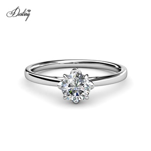 <span class=keywords><strong>Anello</strong></span> <span class=keywords><strong>solitario</strong></span> impreziosito da cristalli <span class=keywords><strong>Swarovski</strong></span> matrimonio <span class=keywords><strong>solitario</strong></span> semplice <span class=keywords><strong>anello</strong></span> fiore donna 925 argento dasini - Product Image 5