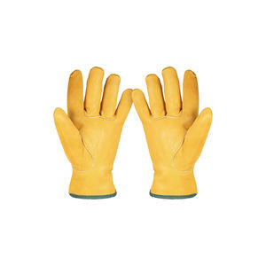 ถุงมือนิรภัยป้องกันหนังวัวแยกนิ้วถุงมือทำงานหนังแบบชาวแคนาดาสำหรับใช้ในอุตสาหกรรม - Product Image 3