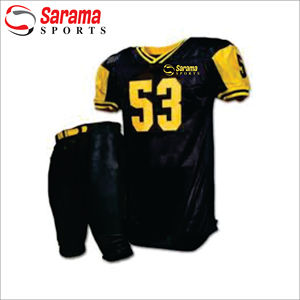 Conjunto de uniforme de fútbol americano, ropa deportiva personalizada por sublimación, último diseño, superventas - Product Image 3