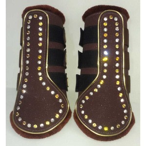 รองเท้าบูทแบบแฟนซีมีเพชรทรงเกือกม้าด้านหน้า - Product Image 1