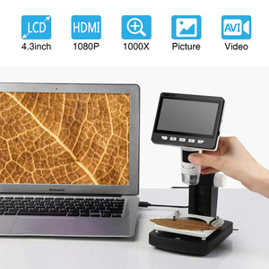 <span class=keywords><strong>Microscope</strong></span> numérique Portable de bureau LCD G710, HD 4.3 P, 1080 pouces, avec 8 lumières Led - Product Image 6