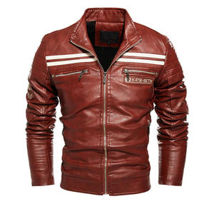 Best Quality <b>Men's</b> Winter Sheep Leather <b>Jacket</b> From Pakistan <b>Casual</b> Style with Zipper Closure Plus Size Breathable Feature - Product Image 1