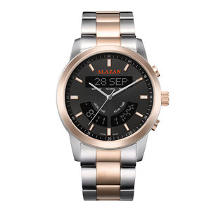 Alazan islamique Alasr musulman Azan Alfajr acier inoxydable prière Qibla boussole étanche <span class=keywords><strong>Kaaba</strong></span> horloge montre usine grossiste - Product Image 3