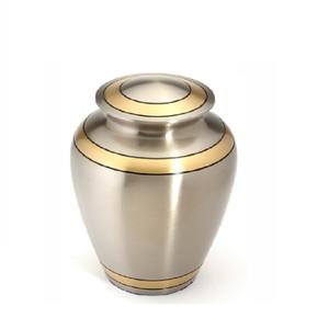 Brass Cremation Urn Human Funeral <b>Ashes</b> <b>Keepsake</b> Metal Memorial Cremation Urns Selling Wholesale Cremation Urn - Product Image 3