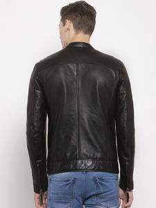 Servicio OEM Personalizado, Chaqueta de Motocicleta de Cuero Genuino para Hombre, Invierno, con Bordado Personalizable, Impermeable y Ecológica - Product Image 4