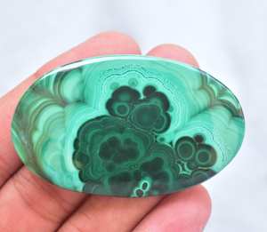 Malaquita-cabujón de piedras preciosas, cabujones de malaquita suelta de alta calidad, forma personalizada, tamaño a granel - Product Image 5