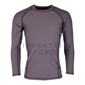 Venta caliente Rash Guards Ropa de entrenamiento Cuello redondo Manga completa Un brazo Sublimación Impreso Elástico Secado rápido Rash Guards en venta - Product Image 6