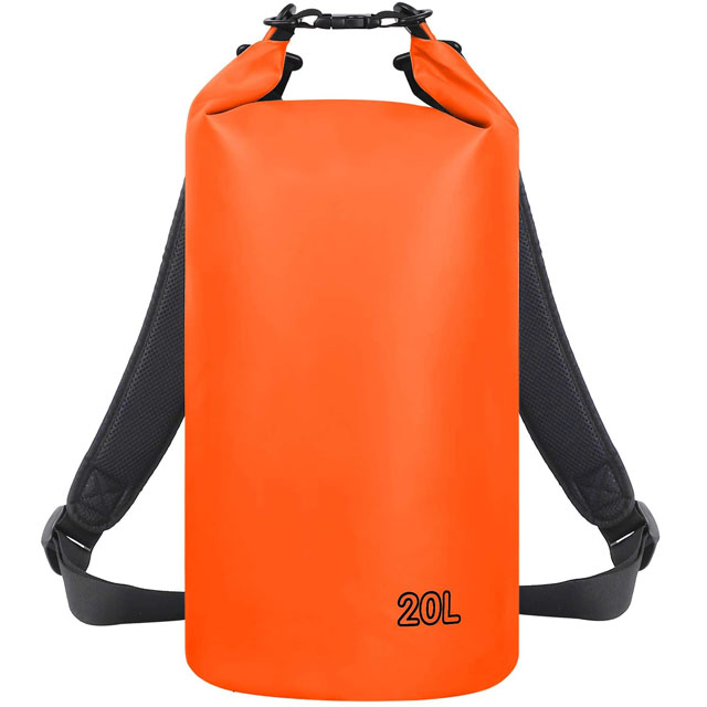 waterproof dry backpack  PVC Rafting Sports Kayaking Travel 20L Dry Bag Waterproof Backpack