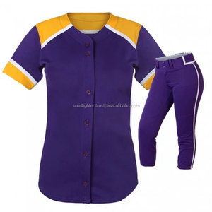 ชุดกีฬาเบสบอลสำหรับผู้ชายชุดเครื่องแบบเบสบอลออกแบบได้ตามที่ต้องการ - Product Image 3