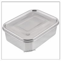 3 compartimenten Enkelvoudige laag Roestvrij staal Japanse stijl Bento Box Verwarmbaar Lekvrij Afneembaar Voedselveilig 1200ml Duurzaam Lunchbox