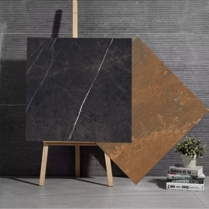 Fournisseur et fabricant de carreaux de dalle de grande taille 9mm d'épaisseur 1200x1200mm carreaux de porcelaine d'élévation d'Asie pour chambre noire. - Product Image 4