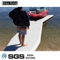 Plateforme flottante gonflable en forme de Y pour bateau, quai, île, radeau, patio, yacht, plateforme pour bain de soleil