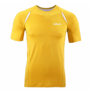 Personnalisé % Coton Muscle Hommes Workout Fitness Chemise Séchage Rapide Slim Fit Bodybuilding avec Manches Courtes pour l'Entraînement Logo Inclus - Product Image 4