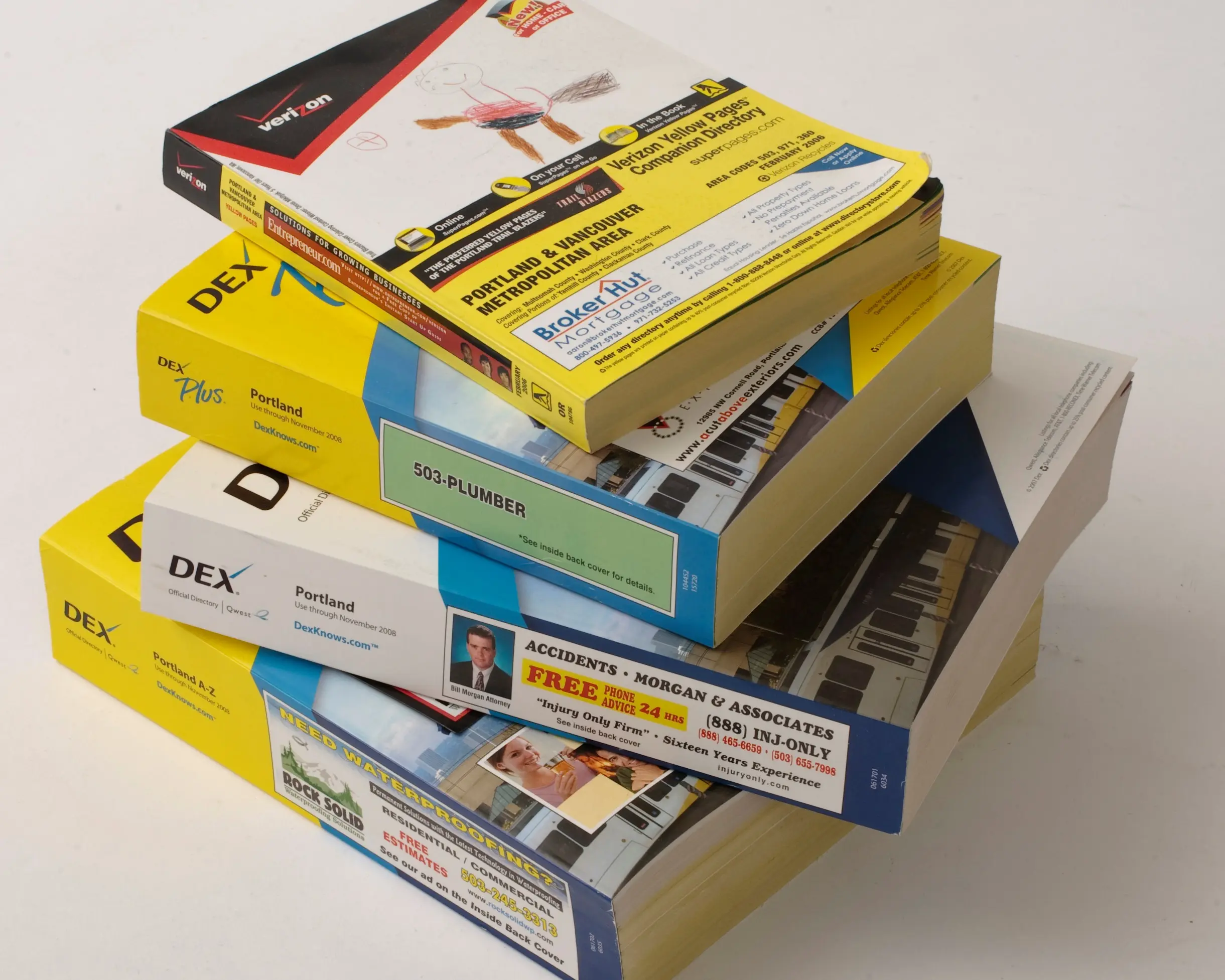 Yellow Pages Directories Waste Paper