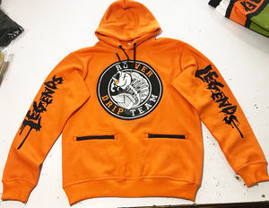 Sweat à capuche personnalisé pour hommes, brodé, pour hiver/automne, sweat à capuche conçu avec broderie et logo - Product Image 2