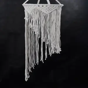 Boho Macrame Lamp, Macrame chandelier 100% handmade