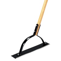 Outil d'entretien de pelouse, aérateur et scarificateur de jardin avec profondeurs réglables en 3 niveaux (63/69/75 mm) et largeur de coupe de 400 mm
