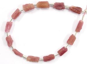 Pierres précieuses en Tourmaline rose naturelle, 13 pièces de forme inégale, rugueuse, pour la fabrication de bijoux, belle Collection brute - Product Image 2