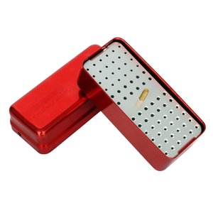 Scatola di endodonzia Dentale Endo Box In Acciaio Inox Foro Dentista <span class=keywords><strong>Bur</strong></span> <span class=keywords><strong>Holder</strong></span>