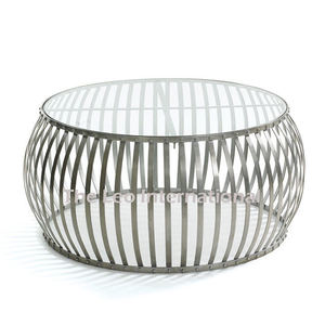 โต๊ะเหล็กแก้วใสวัสดุล่าสุดหรูหราทันสมัยปรับแต่งได้คุณภาพสูงห้องนั่งเล่นขนาด25x25x20นิ้ว - Product Image 6