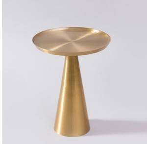 Mesa de muebles decorativos de nuevo diseño para el hogar, Hotel, sala de estar, mesa central, decoración de color dorado, diseño moderno, mesa auxiliar de Metal - Product Image 1