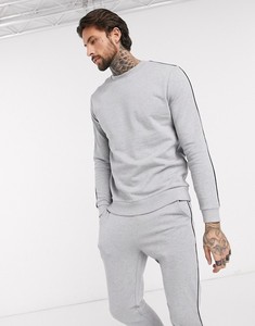 Custom Wholesale Plain Sweat Suit High Quality Tracksuit Mens Sweatsuit - Product Image 3