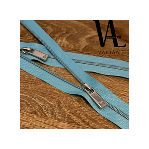 Fermeture à glissière en nylon, avec pull à vernis élevé en argent brillant #3 - Product Image 1