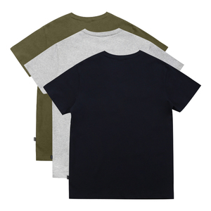 Mens Gradient Color Embroidered Casual Short Sleeve T-<b>Shirt</b> - Product Image 2