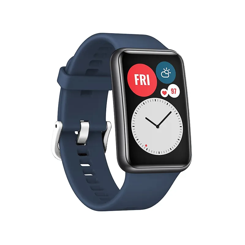 Siliconen Band Smartwatch Vervanging Deel Sport Wrist Band Horlogeband Voor Huawei Horloge Fit Smart Polsband