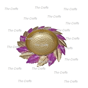 Juego de tres cuencos Urli de diferentes tamaños en cuenco decorativo Urli martillado de latón con soporte para uso en bodas - Product Image 4