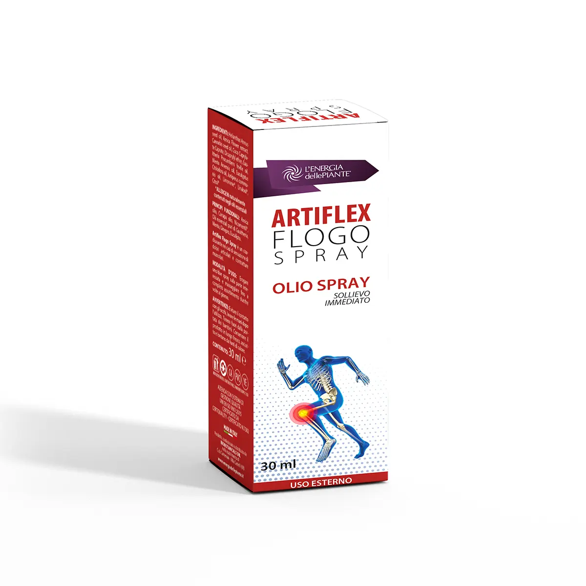 ARTIFLEX FLOGO SPRAY Arnica Oil Arthritis Joint Pain Relief Muscle Inflammation Spray Reduces Bruises 30 ml bottle